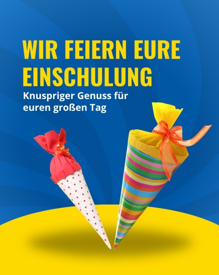 Einschulung läuft – und die ersten Kinder strahlen schon! 🎒☺️

Unsere Einschulungs-Aktion ist gestartet und wir konnten schon die ersten Schulkinder glücklich machen – mit leckerem #Essen und einer kleinen Überraschung! 😍

Neben saftigen #Hähnchen und knusprigen #Pommes gab’s für die Kids noch Stundenpläne. 🎁

So macht der Start in die Schule gleich doppelt Spaß! ✨

Die Aktion läuft noch bis 31.08.2026 – kommt vorbei und sichert Euch leckeres Essen sowie die Geschenke für Eure #Schulstarter! 🍀