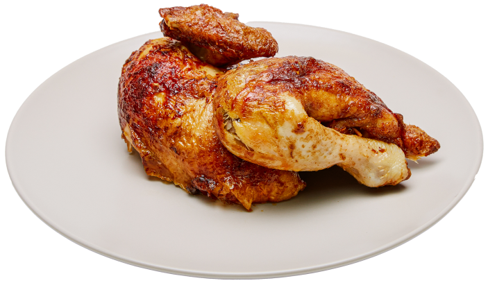 ½ Hähnchen
